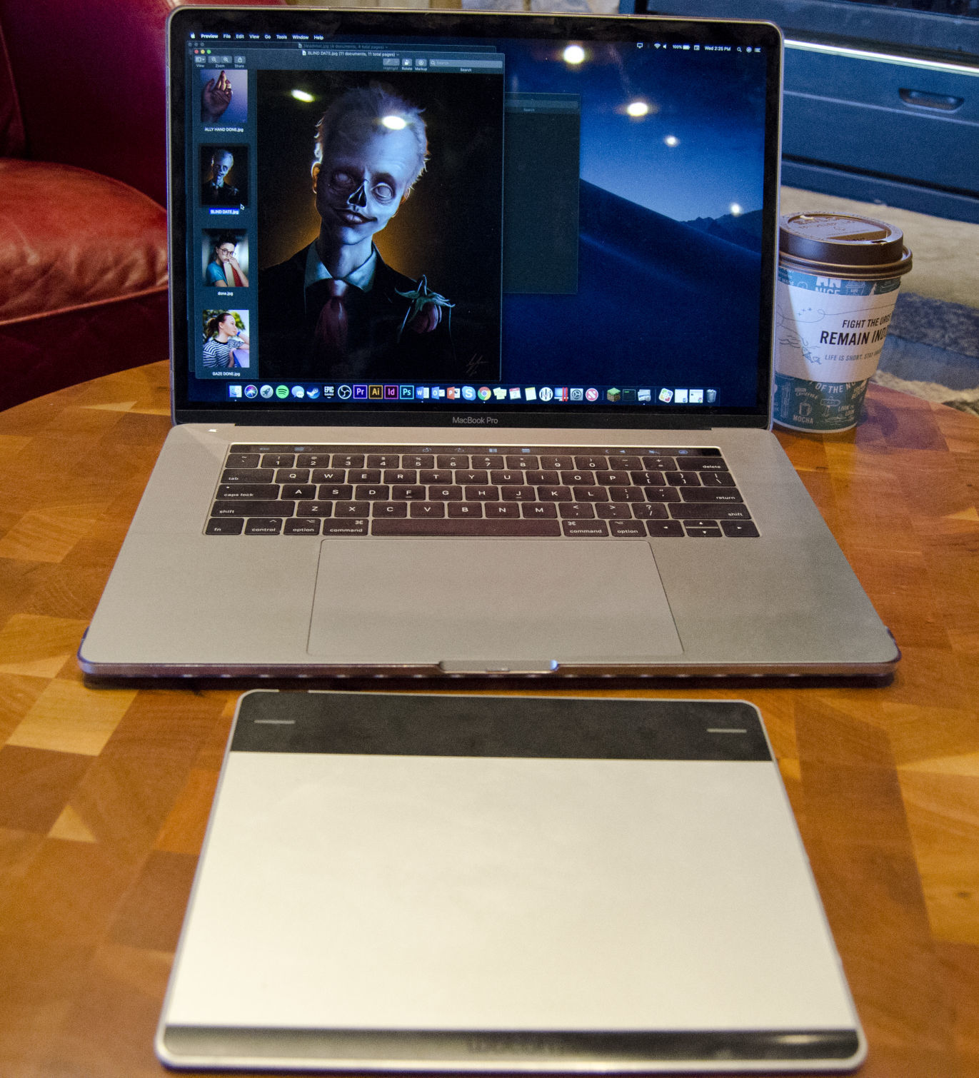 Dylan Barnard's laptop